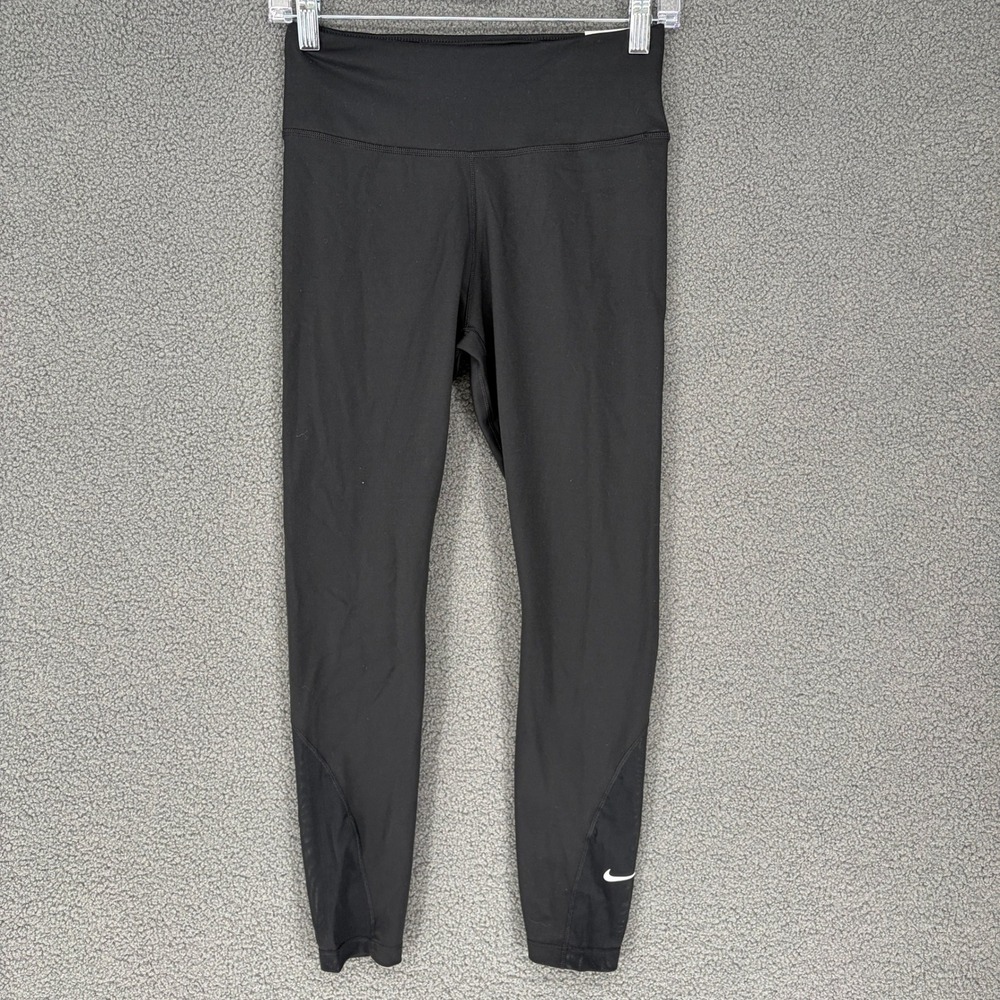 Nike Dri-FIT NWT Womens 7/8 Training Leggings Black Mid-Rise DD0249-010 Size S